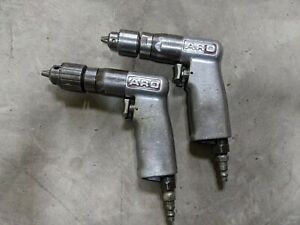 (2) ARO DG022B Mini Reversible 1/4&#034; Drills RPM 2600 Aircraft Tool Ingersoll Rand