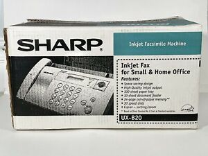 Genuine Sharp UX-B20 Inkjet Fax Machine for Small &amp; Home Offices, New Open Box