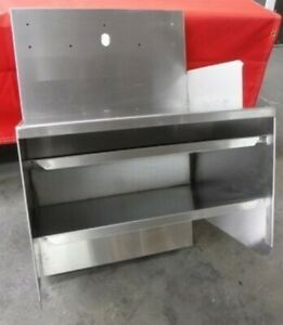 Restaurant Equipment DELFIELD NEW STAINLESS STEEL WALL MOUNT FOOD SHELF 40&#034; tall