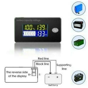 LCD Digital Display Electric Motorcycle Scooter Indicator Meter Monitor B7D6