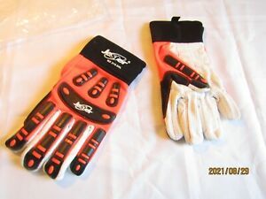 Jester Oilfield Orange Gloves MX 215-XL Oil Gas Work  (R