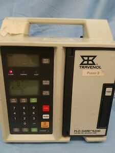 Baxter Flo-Gard 6200 VOLUMETRIC INFUSION PUMP - pre owned - powers up.