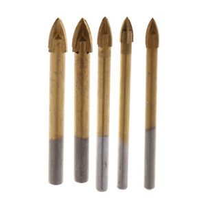 Masonry Drill Bits Set (Tile, Brick, Concrete, Glass, Plastic,Wood) with