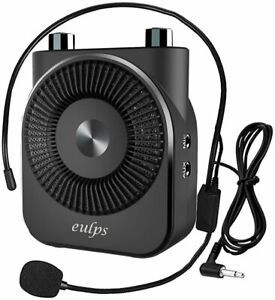 Eulps 20W Portable Voice Amplifier 2600mAh Rechargeable PA System With Wired