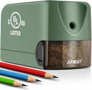 Electric Pencil Sharpener Heavy Duty, AFMAT Pencil Sharpener Electric for UL in