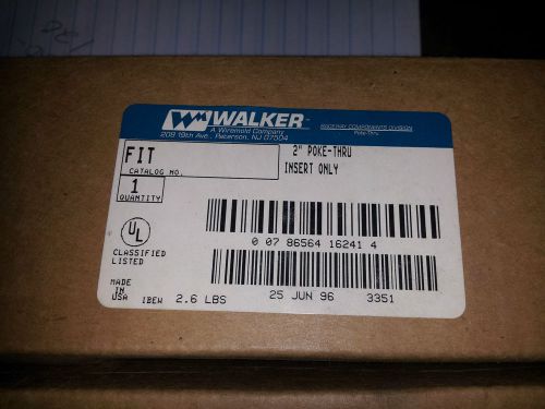 WIREMOLD FIT 2&#034; POKE-THRU INSERT ONLY NEW IN BOX