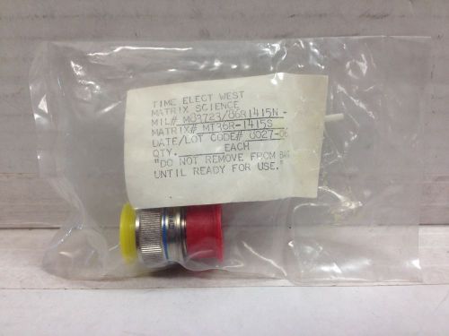 M83723/86R1415N MATRIX 15 PIN SOCKET CONNECTOR W/ CONTACTS &amp; INSERTION TOOL