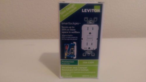 *brand new* two (2) leviton 15 amp weather resistant gfci outlet for sale