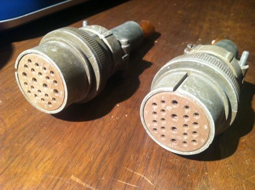 Lot of 2 Cannon AMPHENOL Military  MS CONNECTOR  MS3116B28-11S