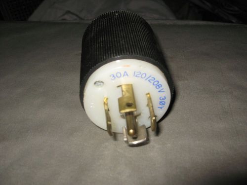 Hubbell Twist Lock Plug 30A 120/208V 30Y 3 Ph  Nice USA