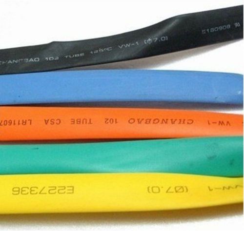 Green 22mm inner diameter insulation heat shrink tubing wire cable wrap 5m for sale