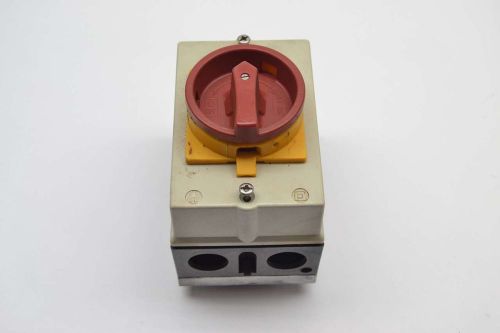 KLOCKNER MOELLER P1-25 ENCLOSED 25A AMP 600V-AC 3P DISCONNECT SWITCH B375890
