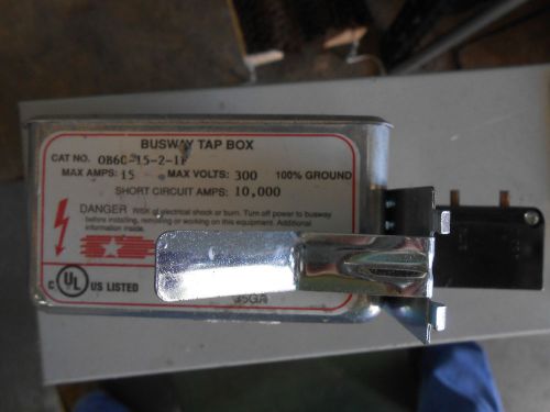 Starline bus tap box 0b60-15-21f 15 amp 300 volt for sale