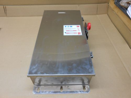 1 CUTLER HAMMER DH364NWK6 200 AMP 600 VAC STAINLESS STEEL SAFETY SWITCH SER B