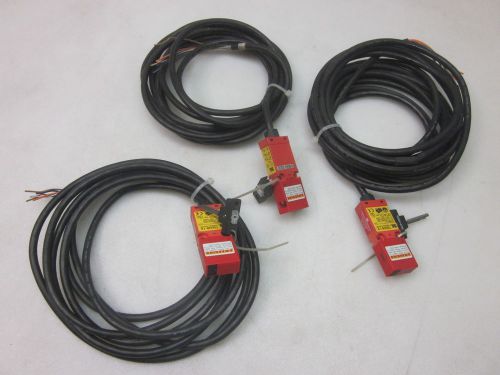 3 sti t3008-12 pre-wired safety interlock switches w/44524-0720 flex 1 actuator for sale