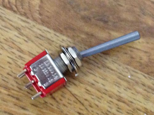 Lot- 10 plessey mini toggle switch dpdt  2a 250vac  5a @28vdc  new for sale