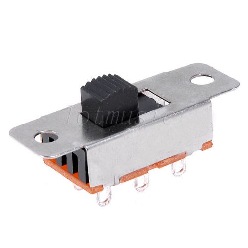 10p SS-2319 6 Pin DPDT Solder Pin Slide Switch -Nickle 3A250V AC/ 6A125V AC