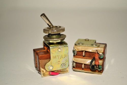 2x toggle switch mtd-3 off/on 2 position 6 pin 250v 3a russian soviet ussr for sale