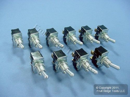 10 spst single throw toggle switch on-off 15a-125v 10a-250v screw terminal 5731 for sale