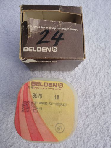 Belden #8078 solderable magnet wire - 24 awg - 1/2 lb for sale