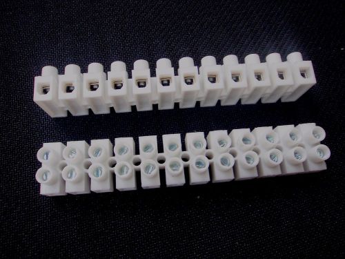 4pc wire terminal  strip block #18-12 awg 12l 30a for sale