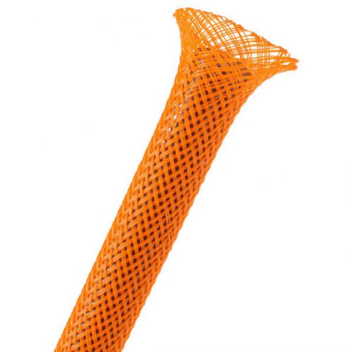 Techflex 1/4&#034; expandable sleeving 25 ft. orange 082-324 for sale