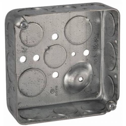 Hubbell square box 4&#034;  8 1/2&#034; and 4 3/4&#034; knockouts 1-1/2&#034; deep 192 outlet boxes for sale