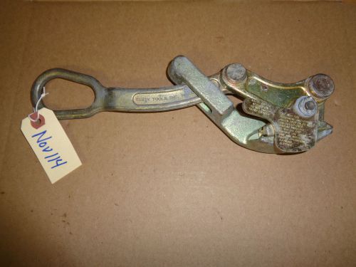 Klein tools  cable grip puller 4500 lb capacity  1685-20   5/32 - 7/8  nov114 for sale