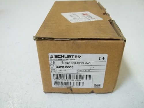 LOT OF 5 SCHURTER AS168X-CB2H040 FUSE HOLDER *NEW IN A BOX*