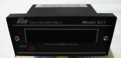 RED LION CONTROLS SCT00600 MODEL SCT 10KHZ,6-DIGIT TOTALING COUNTER