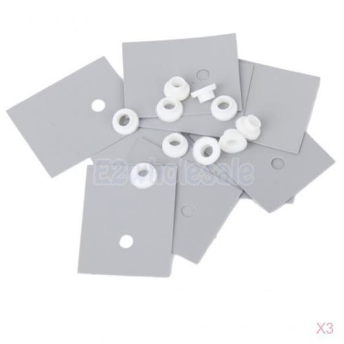 30x TO-220 Thermal Heatsink Insulator Pad + Insulating Particle for LM78XX LM317