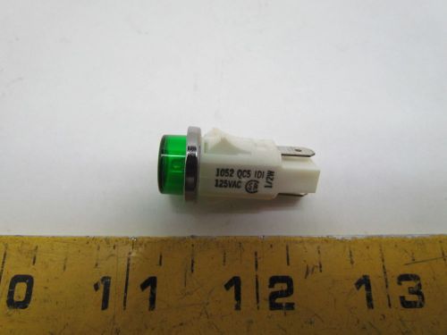Chicago Miniature IDI 1052QC5 125 Volts 1/2 Watt Green Indicator Light Bulb