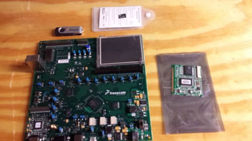 Freescale coldfire mcf5227x touch screen evaluation board and demoqe128 board for sale