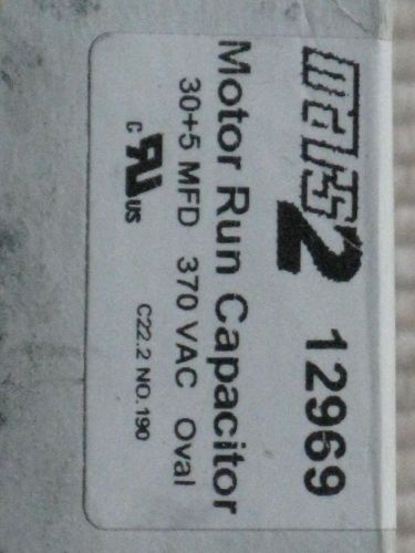Mars 2 #12969 motor run capacitor new in box 30+5uf for sale