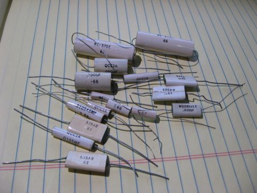 Lot of Northern Electric QCC1A &amp; Similar Film Capacitors - NOS VINTAGE 1960s