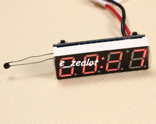 New electronic clock voltage detector temperature detection module for sale