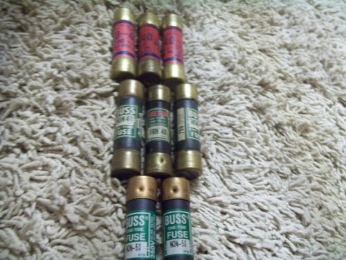 Lot of Buss &amp; Eagle  Non 40 and Non 50 Fuses