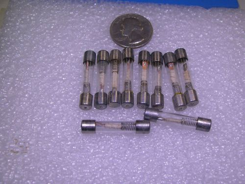 Qty-10  cooper bussmann mdv 3/16a 250v 3ag slow blow fuse new for sale