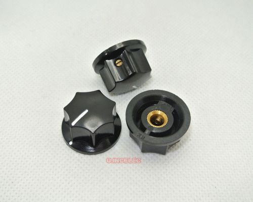Seven horns knob,brass inserts for 6mm shaft,27.5mm x 16mm dial style knob.5pcs for sale