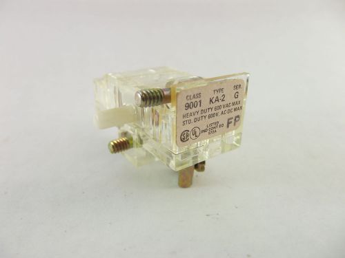 (CS-509) 9001KA2G  PUSH BUTTON CONTACT 600VAC 10A 30MM T-K square d