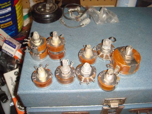 9 reon military grade potentiometers as described for sale