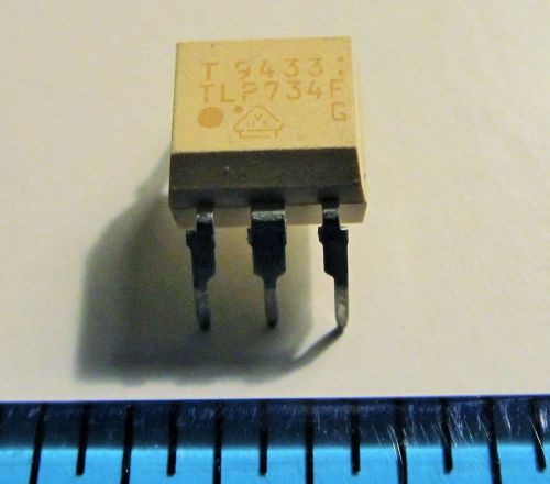 Toshiba,TLP734 (FG) Optocouple,NPN-Output,6 Pin,Mil-Spec,Photocoupler 5 Pcs
