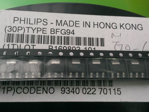 [20 pcs] BFG94 Philips RF NPN Wideband Transistor fT 6GHz 0.7W SOT223