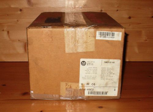 *new* allen bradley 2711-k6c2 panelview 600 color operator interface w/ dh-485 for sale