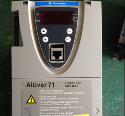 1PC Used Schneider Inverter ATV71 380V 0.75KW ATV71H075N4Z tested