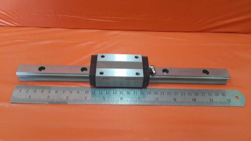 Thk hsr20 linear guide rail with 1 bearing block (12&#034; inches) lot of 3 for sale