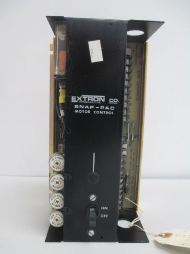 New extron m8410-02-0753 snap-pac 3/4hp 120v-ac 9a 100v-dc 1ph drive d232063 for sale