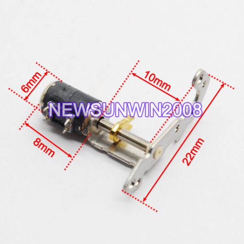 Special 3V-6V 2 phase 4 wire micro stepper motor with screw Slip Vane for camera