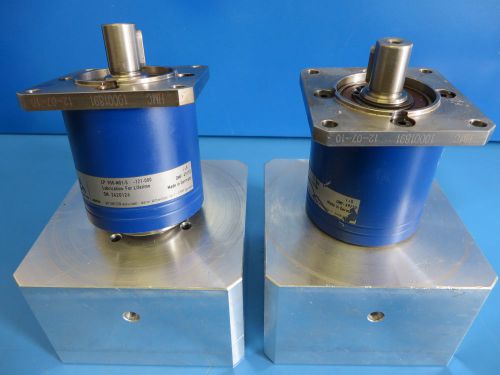 2 wittenstein lp-050-m01-5 geadheads w/ fittings/adapter for large servo-motors for sale