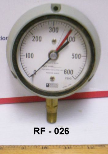 Weksler Instruments – 0 to 600 PSIG - Pressure Gage